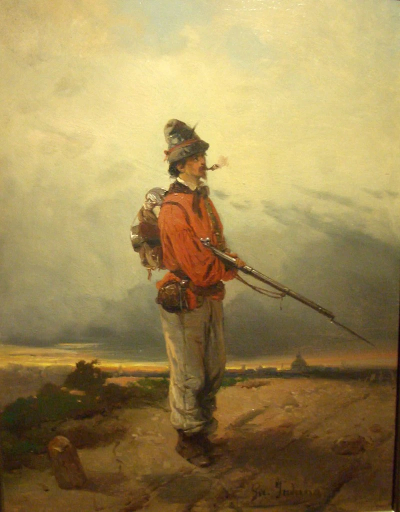 Garibaldino a Roma - 1890